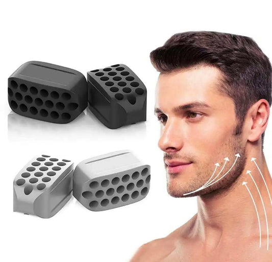 Hot trend Silicone Jawline Exerciser Ball Men Jaw Trainer Facial Muscle Fitness Face