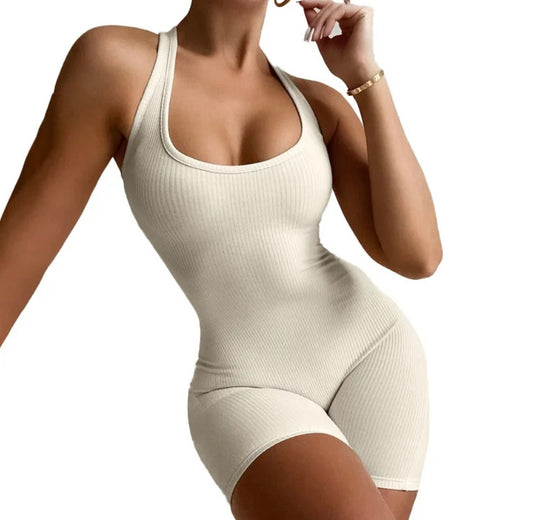 Fashion tights bodycon one piece playsuit for women
