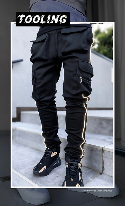 Cargo Pants Joggers Streetwear Multi Pocket