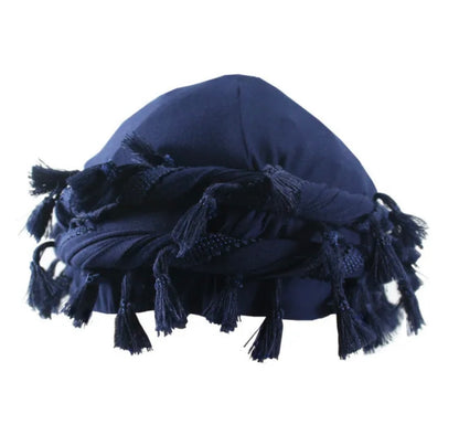 Head wraps for men stretch satin turban scarf tie