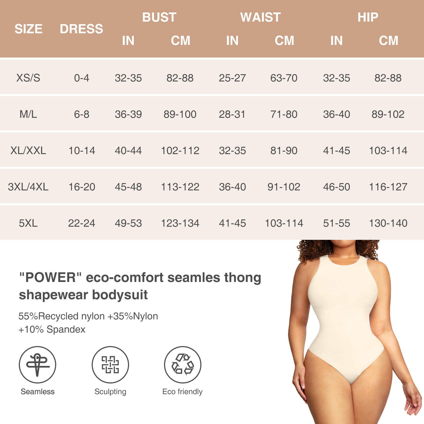 Slimming Body Shaper Shapewear Bodysuit For Women